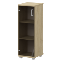 Шкаф средний узкий Аргентум НТ-440+НТ-601стл Баттл Рок